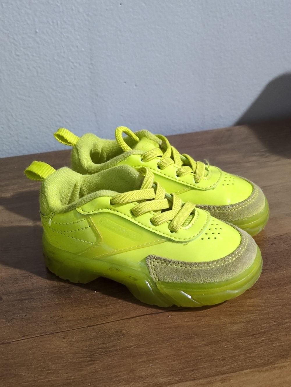 Reebok Cardi B High Vis Neon Toddler Sneakers